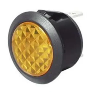 Warning Light Amber LED 12/24 volt Bg1
