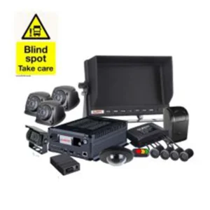 6 Cam DVR Kit, 9 Monitor, Side Detection Kit Bx1