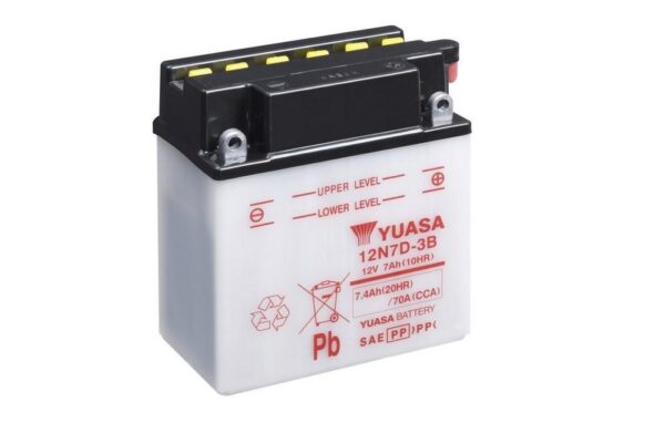 12N7D-3B(DC) YUASA BATTERY 12V 7.4AH