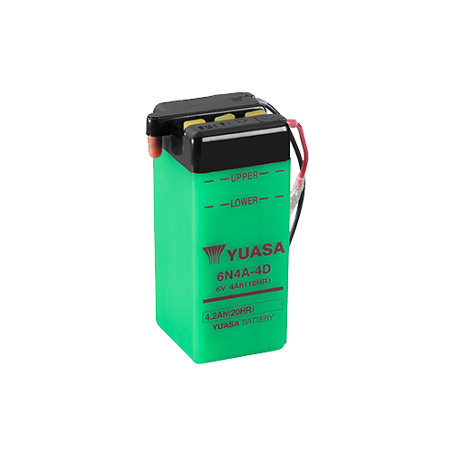 WPS Fire Power 6N4A-4D Battery - Replacement For Yamaha & More (Western Power Sports) - View #2