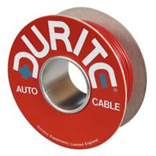 Red Auto Cable Red Single-Core Thin-Wall PVC Auto Cable - 6mm - BBL Batteries