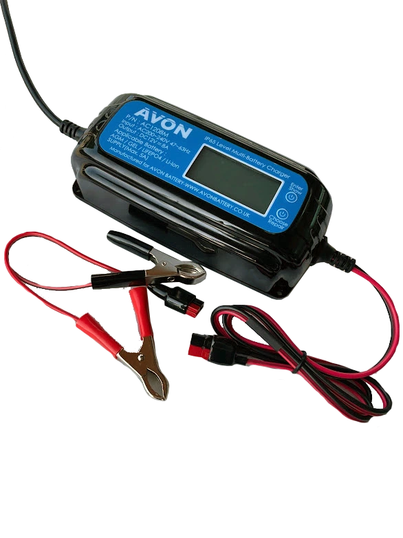 AVON AC1208M 12V 8A Multi-Selectable Battery Charger