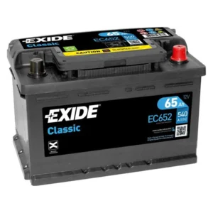 EC652 EXIDE BATTERY 12V 65AH 540CCA