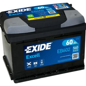 EB602 EXIDE BATTERY 12V 60AH 540CCA