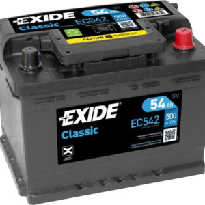 EC542 EXIDE BATTERY 12V 54AH 500CCA