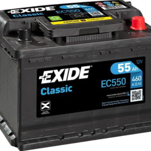 EC550 EXIDE BATTERY 12V 55AH 460CCA
