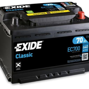 EC700 EXIDE BATTERY 12V 70AH 640CCA