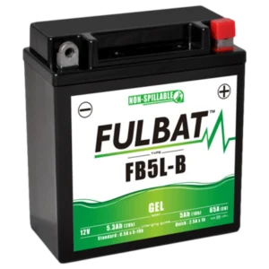 FB5L-B-GEL FULBAT MCYCLE BATTERY 12V 5.3AH SEALED