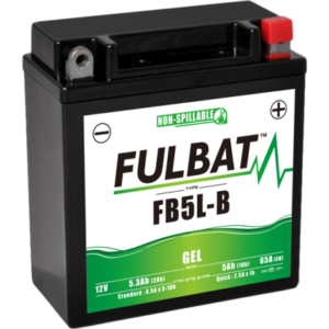 FB5L-B-GEL FULBAT MCYCLE BATTERY 12V 5.3AH SEALED