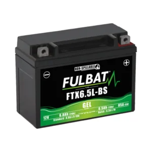 FTX6.5L GEL FULBAT MCYCLE BATTERY 12V 6.8AH