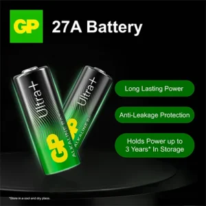 GP Alkaline High Voltage 27A card of 5