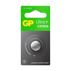 GP Lithium Button Cell CR1616 card of 1