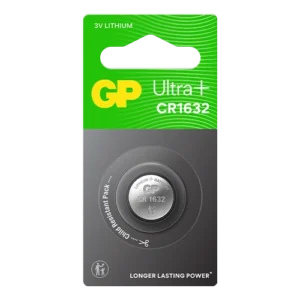 GP Lithium Button Cell CR1632 Card of 1