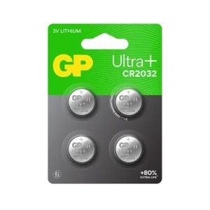 GP Lithium Button Cell CR2032 card of 4