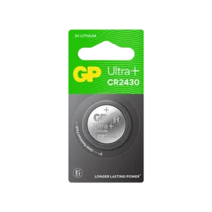 GP Lithium Button Cell CR2430 card of 1