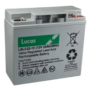 LSLC22-12 LUCAS BATTERY SEALED AGM 12V 22AH