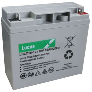 LSLC18-12 LUCAS BATTERY SEALED AGM 12V 18AH