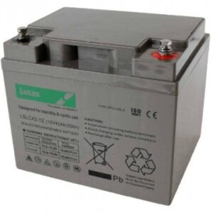 LSLC42-12 LUCAS BATTERY SEALED AGM 12V 42AH