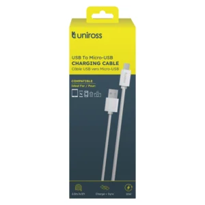 UNIROSS USB TO MICRO USB CABLE 2M