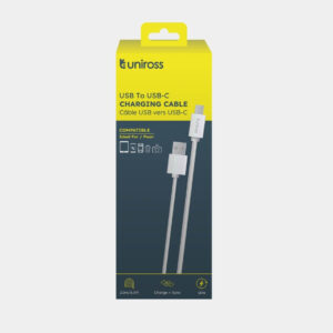 UNIROSS USB TO USB-C CABLE 2M