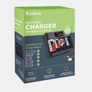 UCU008 5 BAY NIMH CHARGER  AA/AAA/C/D/9V