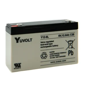 Y12-6L YUASA YUVOLT BATTERY 6V 12AH VRLA