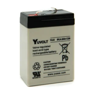 Y4-6 YUASA YUVOLT BATTERY 6V 4AH VRLA