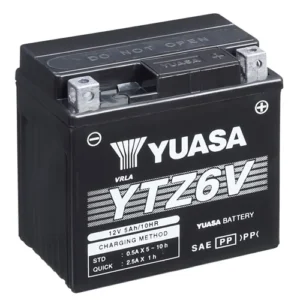 YTZ6V (WC) 12V Yuasa High Performance MF VRLA Batt