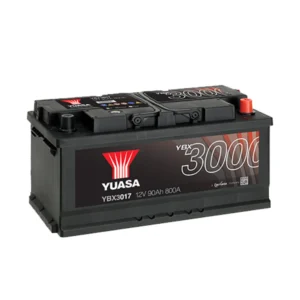 YBX3017 12V 90Ah 800A Yuasa SMF Battery
