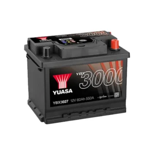 YBX3027 12V 62Ah 550A Yuasa SMF Battery
