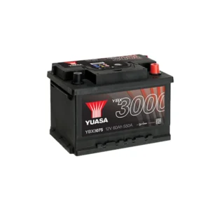 YBX3075 12V 60Ah 550A Yuasa SMF Battery