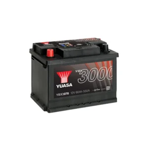 YBX3078 12V 62Ah 550A Yuasa SMF Battery