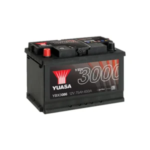 YBX3086 12V 76Ah 680A Yuasa SMF Battery