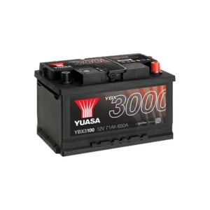 YBX3100 12V 71Ah 680A Yuasa SMF Battery