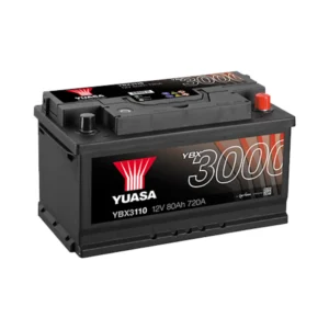 YBX3110 12V 80AH 760A YUASA SMF BATTERY