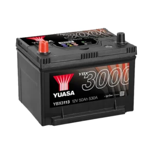 YBX3113 12V 50Ah 530A Yuasa SMF Battery