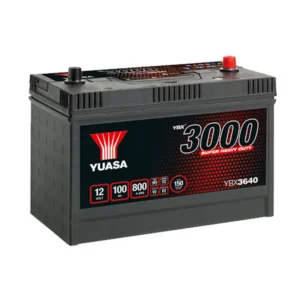 YBX3640 12V 100Ah 800A Yuasa Super Heavy Duty SMF