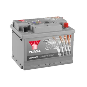 YBX5075 12V 60Ah 620A Yuasa Silver High Performanc