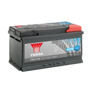 YBX7110 12V 75Ah 730A Yuasa EFB Start Stop Batter