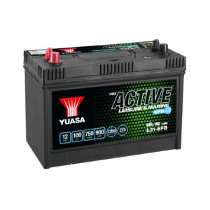 YUASA ACTIVE MARINE BAT 12V 100AH 750CCA EFB DUAL