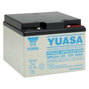 NPC24-12I YUASA BATTERY 12V 24AH VRLA