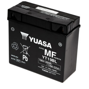 YT19BL-BS (WC) 12V Yuasa MF VRLA Battery